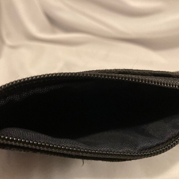 Coach Canvas Monogram Black Wristlet Coin Purse - Picture 3 of 4